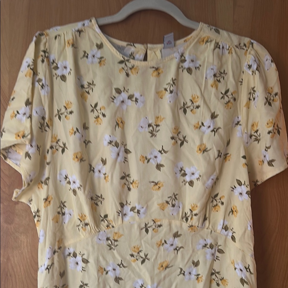Floral Yellow dress